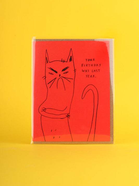 Card - Bitter Kitty | One Colour-Image 1
