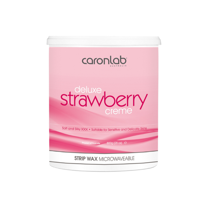 Caronlab - Strawberry Creme Strip Wax 800g (Microwaveable)