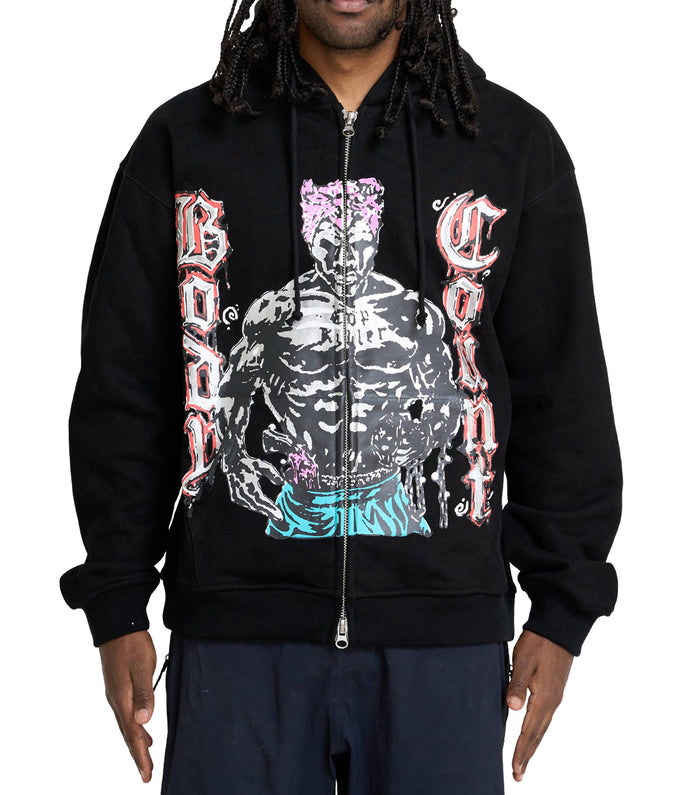 Carpet Company Body Count Zip Hoodie Black