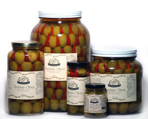 Christmas Olives 5oz