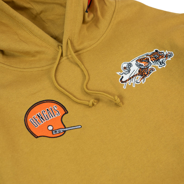 Cincinnati Bengals Dusted Collection Hoodie (Brown)