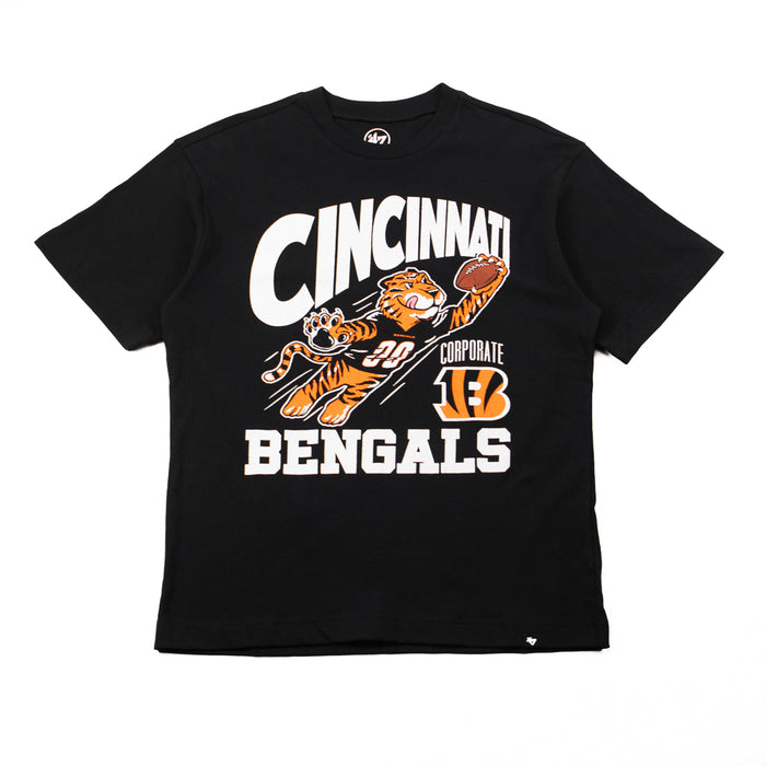 Cincinnati Bengals x Corporate Tiger Mascot Tee (Black)