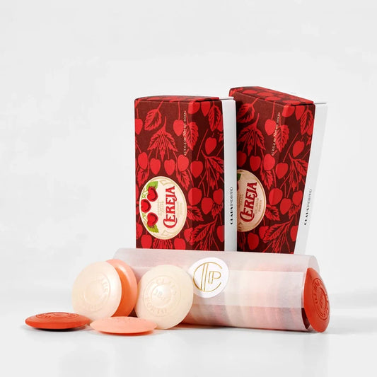 Claus Porto Cereja Guest Soap Box (15x0.4oz soaps)
