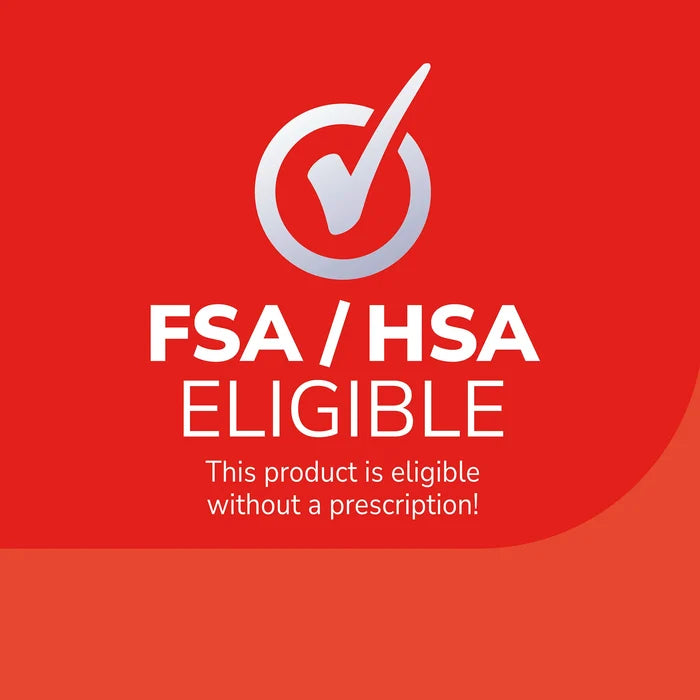 FSA/HSA eligible label for fast-acting liquid wart remover