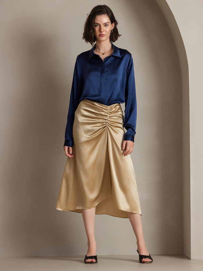 [Champagne] SilkSilky  Skirt 001