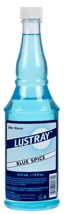 CLUBMAN LUSTRAY BLUE SPICE AFTER SHAVE 14 OZ # 904080 - Palms Fashion Inc.