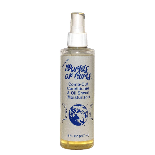 Comb-Out Conditioner & Oil Sheen for Extra Dry Hair 8oz by WORLDS OF CURLS