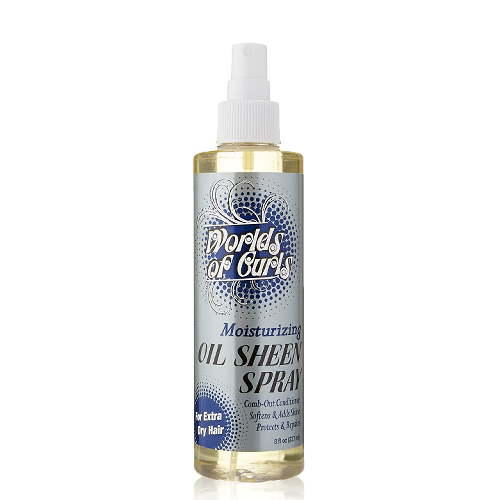 Comb-Out Conditioner & Oil Sheen Regular 8oz by WORLDS OF CURLS
