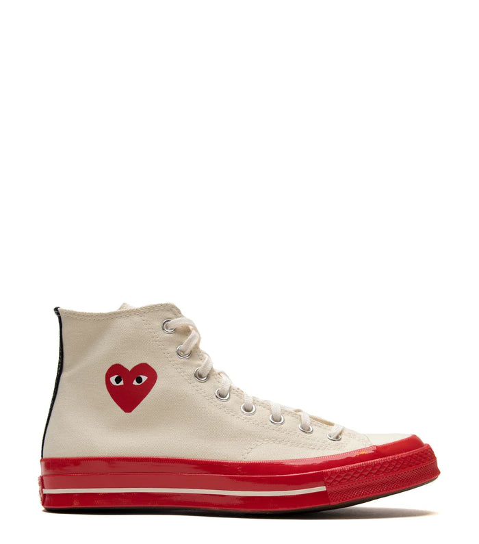 Comme des Garcons PLAY Converse Chuck 70 Hi Red