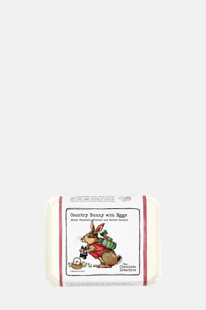 The Chocolate Detective Country Bunny Eggs 150g.