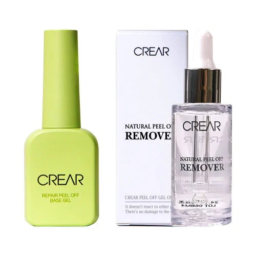 CREAR Peel Off Base Gel & Remover Set