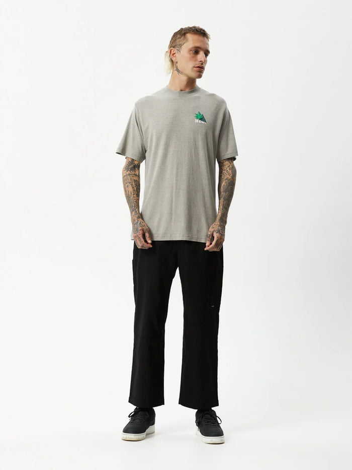 Crops - Hemp Retro Logo T-Shirt | Olive-Image 4