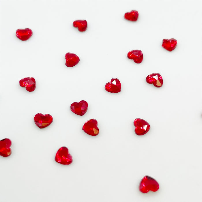 Crystal Rhinestone Hearts | Available in 3 Colours! | Lula Beauty