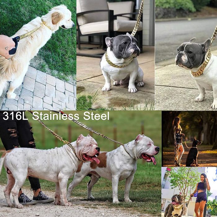 Cuban Link Chain Dogs Leash