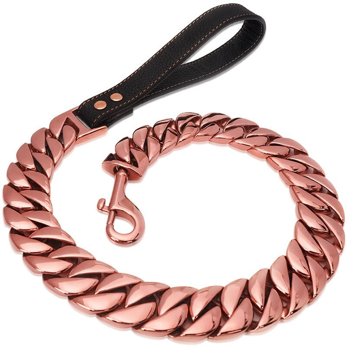 Cuban Link Chain Dogs Leash