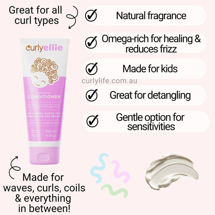 CurlyEllie Shampoo & Conditioner Duo (for Sensitive Hair)