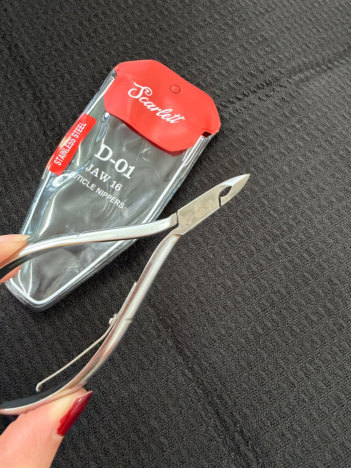 Cuticle Nippers - Stainless Steel - D01 Square Head - Jaw 16 or Jaw 14