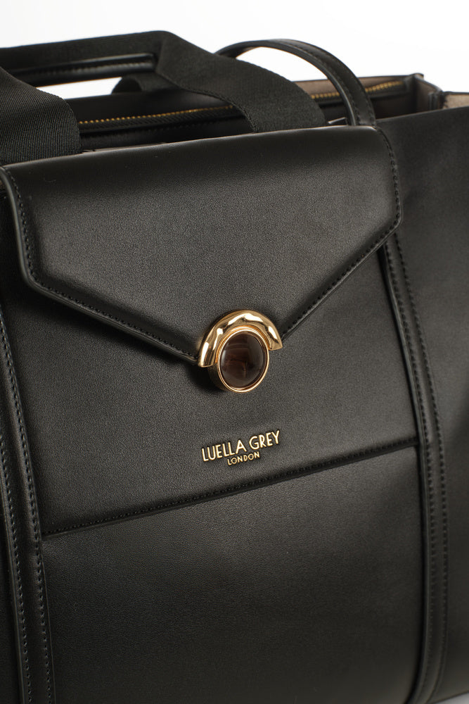 Darcy Black Laptop Tote