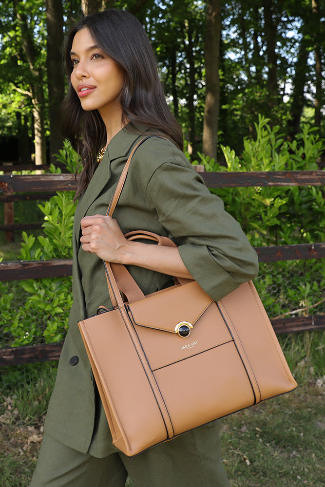 Darcy Tan Laptop Tote