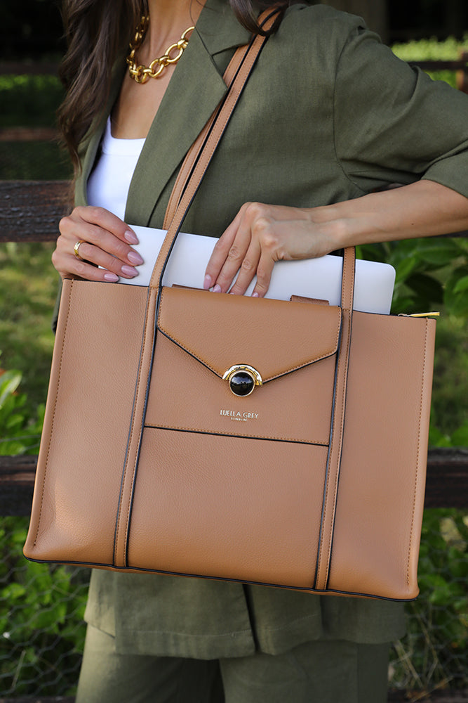 Darcy Tan Laptop Tote