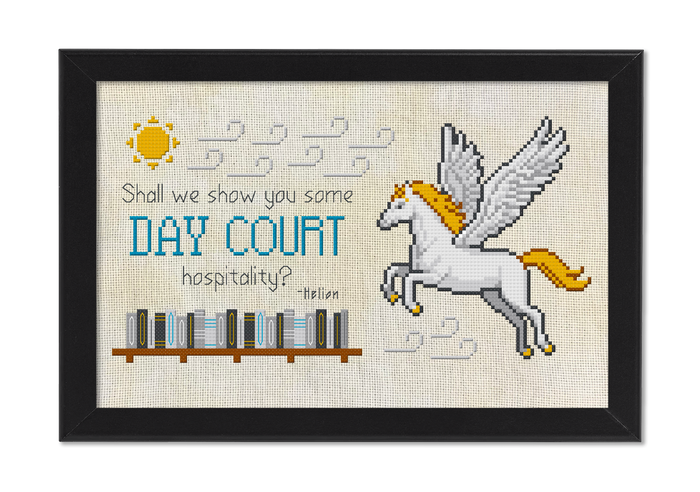Day Court Cross Stitch Pattern