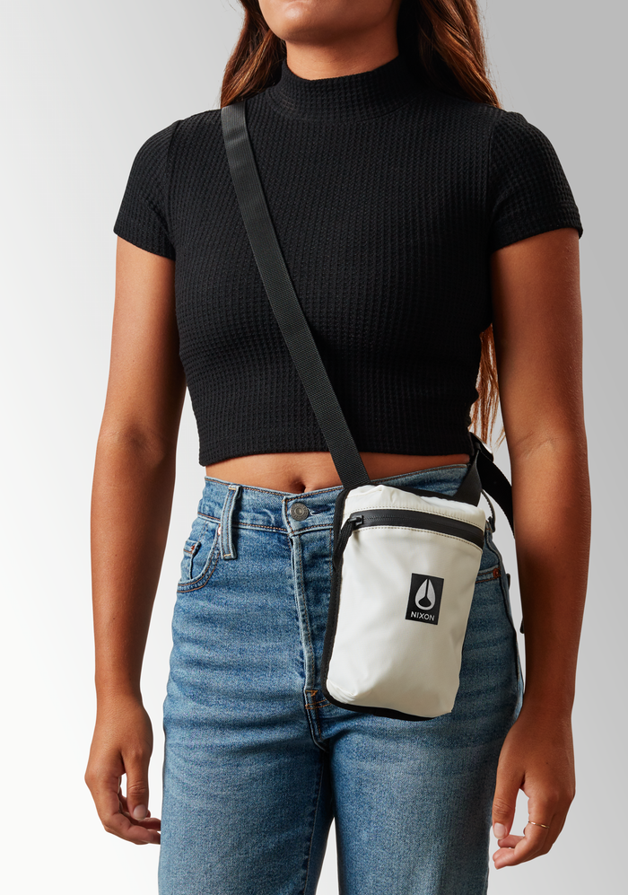 Day Trippin" Stash Bag - White