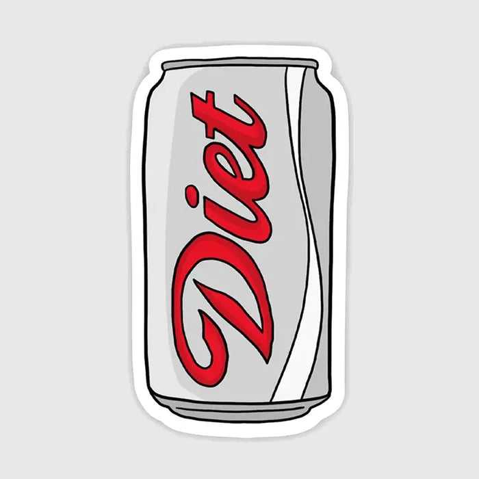 Diet Soda Can Sticker