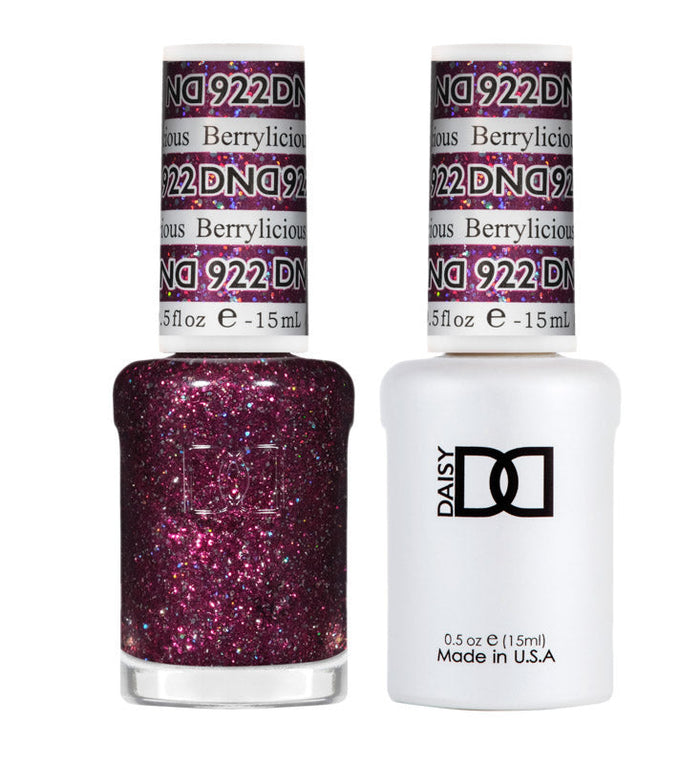 DND Polish Duo Super Glitter - Berrylicious 922