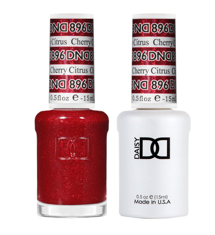 DND Polish Duo Super Glitter - Cherry Citrus 896