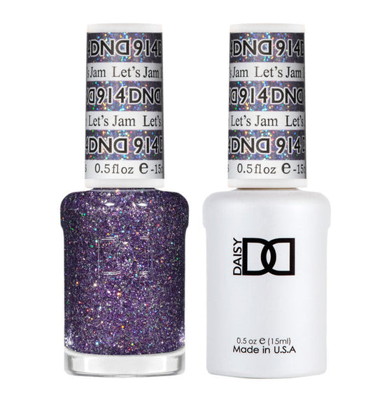 DND Polish Duo Super Glitter - Lets Jam 914