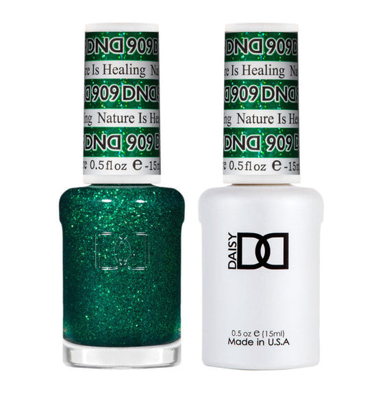 DND Polish Duo Super Glitter - Nature is Healing 909