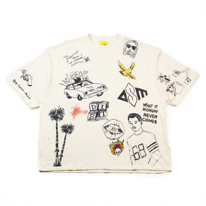 Doodle Tee (Antique White)