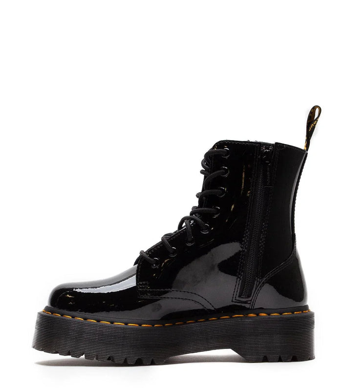 Dr. Martens Women's Jadon Hi Boot Black Patent | SOMEWHERE