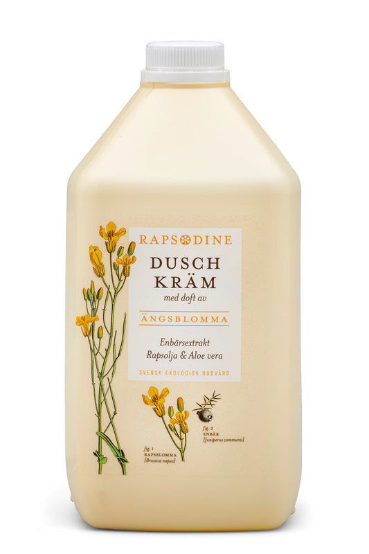 Svensk, ekologisk och vegansk dschkräm, 2,5 liter från Rapsodine