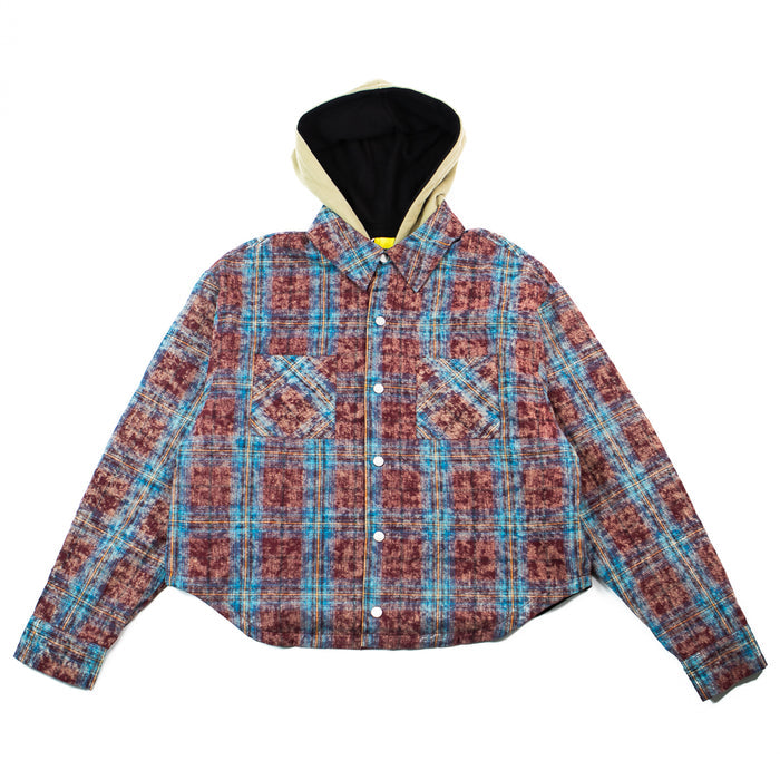 Eagle Hooded Flannel (Acid Washed)