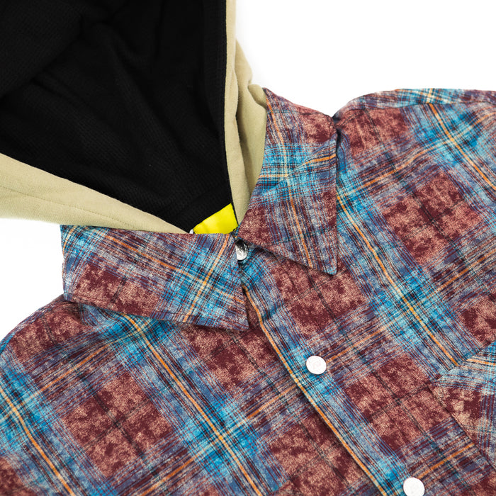 Eagle Hooded Flannel (Acid Washed)