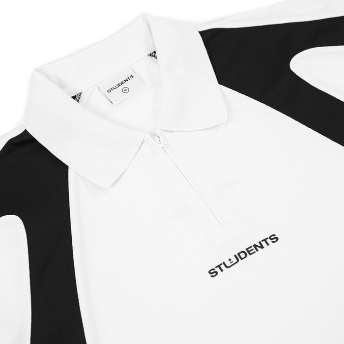 Earls S/S Mesh Jersey Polo (White)