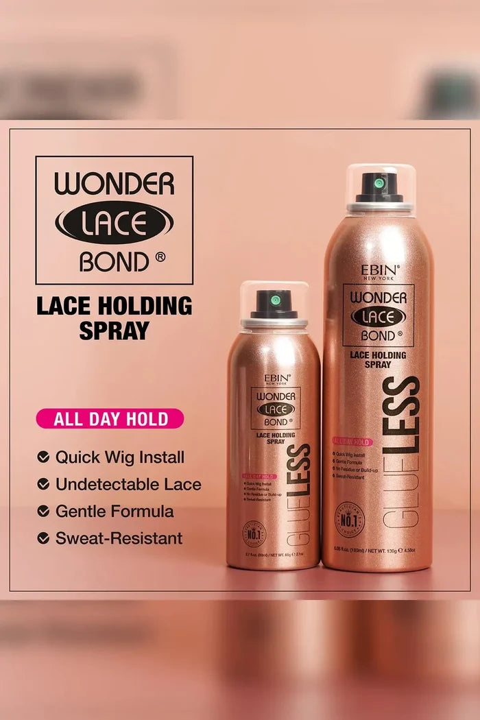 EBIN NEW YORK WONDER LACE BOND GLUELESS LACE HOLDING SPRAY EBIN NEW YORK
