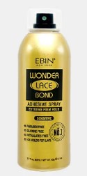 EBIN WONDER LACE BOND WIG ADHESIVE SPRAY - SENSITIVE - 3 SIZE - Palms Fashion Inc.