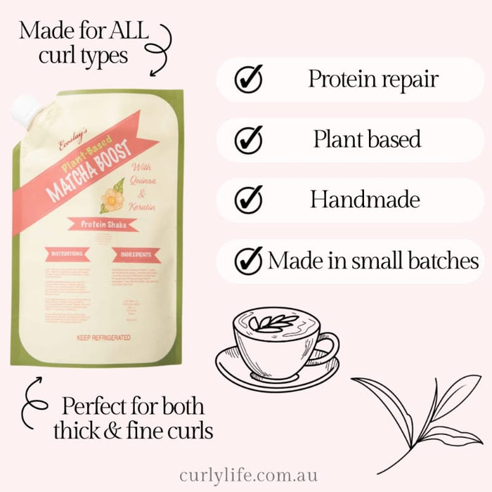 Ecoslay Matcha Boost Protein Strengthening Treatment (8oz/227ml)