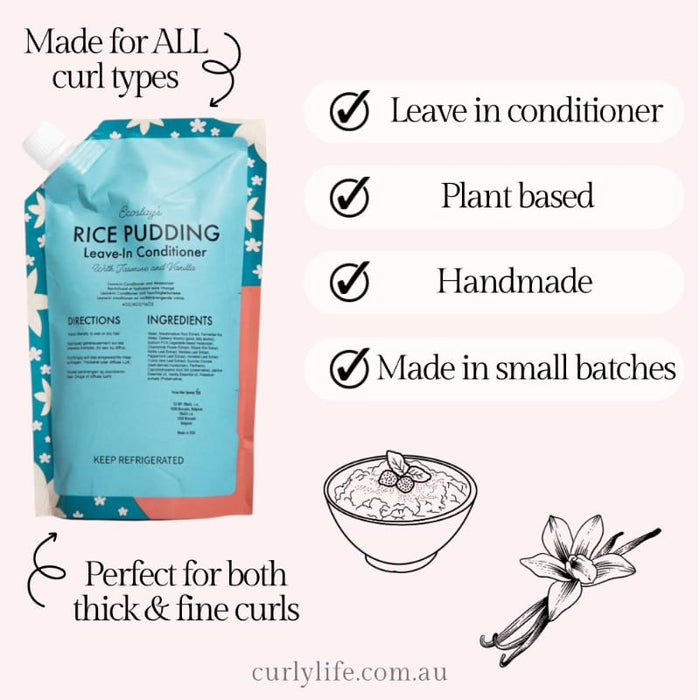 Ecoslay Rice Pudding Leave-In Conditioner & Moisturizer (8oz/227ml)