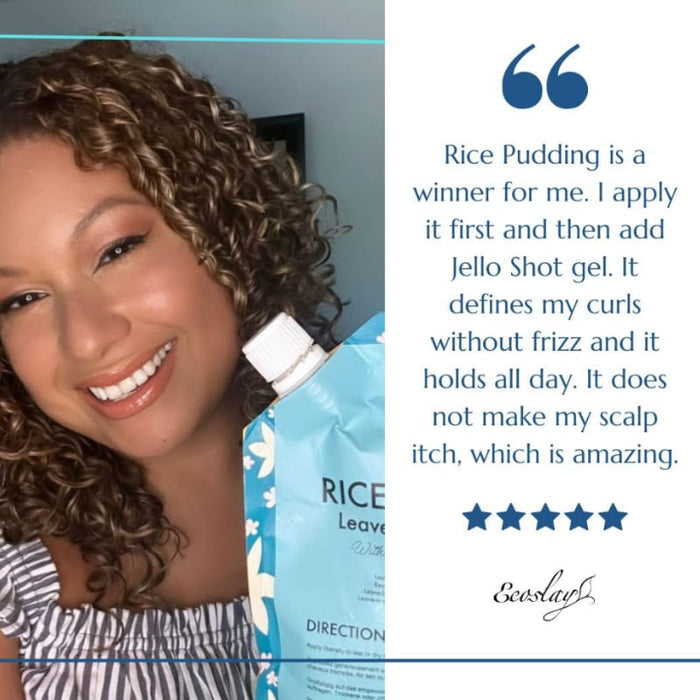 Ecoslay Rice Pudding Leave-In Conditioner & Moisturizer (8oz/227ml)