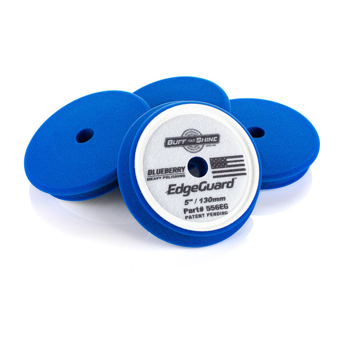 5 Inch / Pack of 4 / Blueberry - Heavy Polish