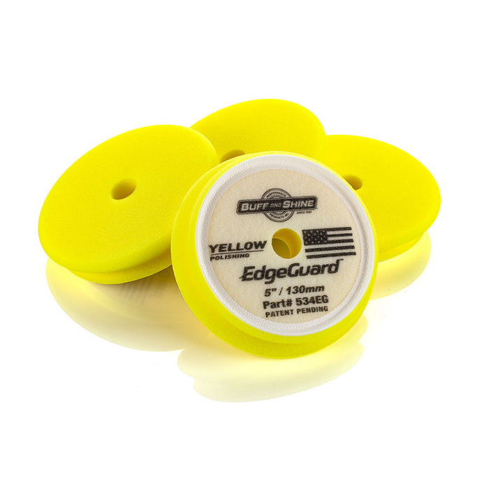 5 Inch / Pack of 4 / Yellow - Polishing
