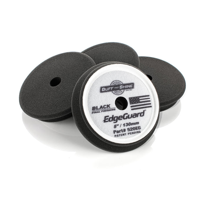 5 Inch / Pack of 4 / Black - Final Finish
