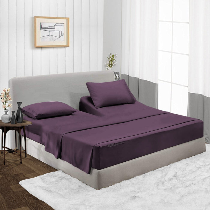 Plum Split Head Sheets