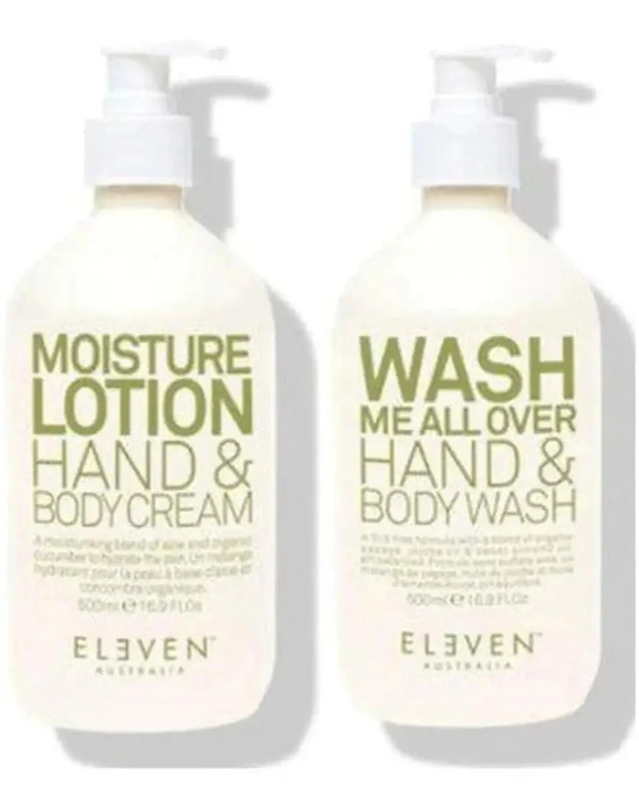 Eleven Australia Wash Me All Over Body Wash & Moisture Lotion Set – Gentle cleansing and hydration | Hair Care Canada
