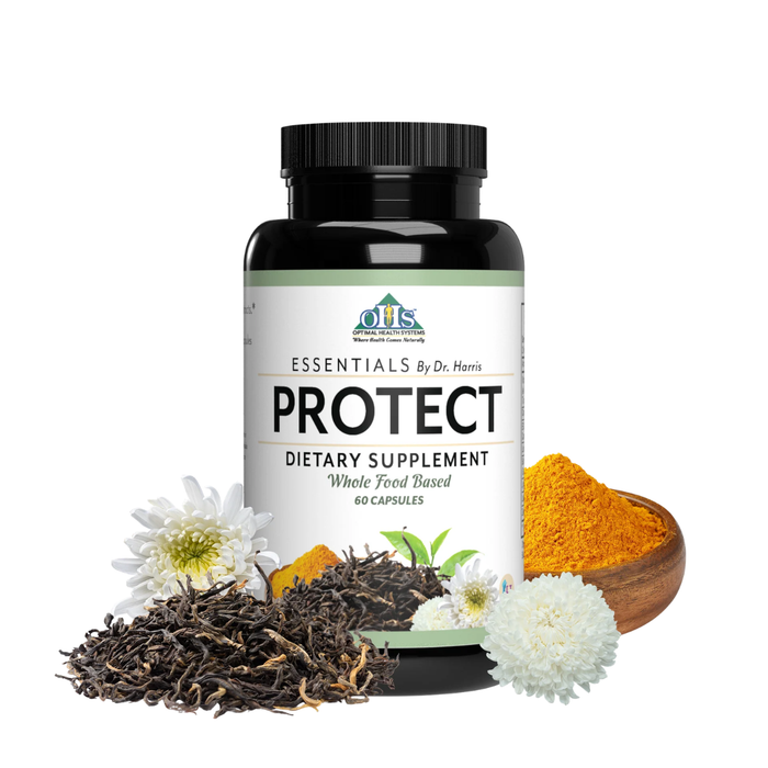 Optimal Health Systems Essential Protect eye health antioxidant supplement with lutein zeaxanthin curcumin and EGCG