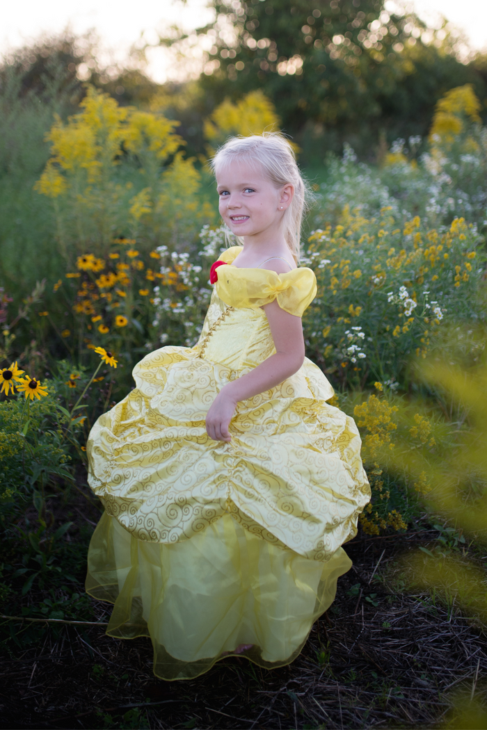 Fairytale Princess Gold Gown