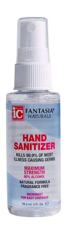 Fantasia Hand Sanitizer 80% Alc - 2 Sizes ( 2oz & 6 oz ) - Palms Fashion Inc.